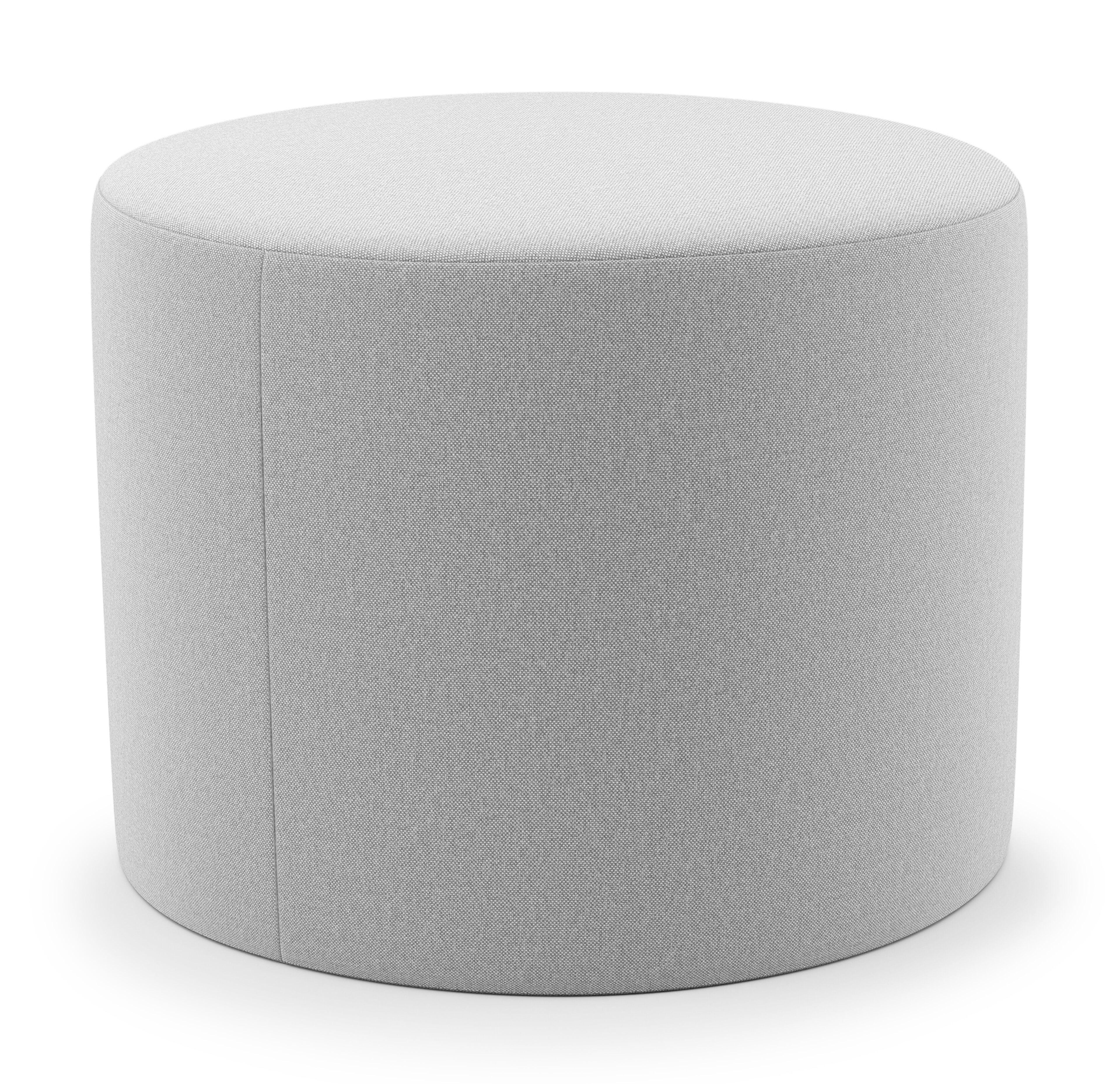 Pouf Masso arrondis en natte grey chine All weather sunbrella® luxe - Diam. 55 x Haut. 40 cm
