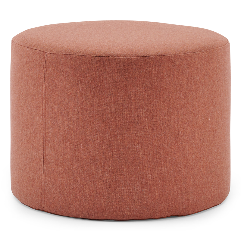 Ronde Masso poef in heritage rust all weather sunbrella® luxe - Dia. 55 x H 40 cm