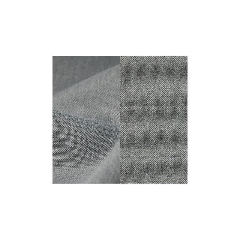 Caldela loungehoek in wit aluminium met grijs polyester kussens en loungetafel