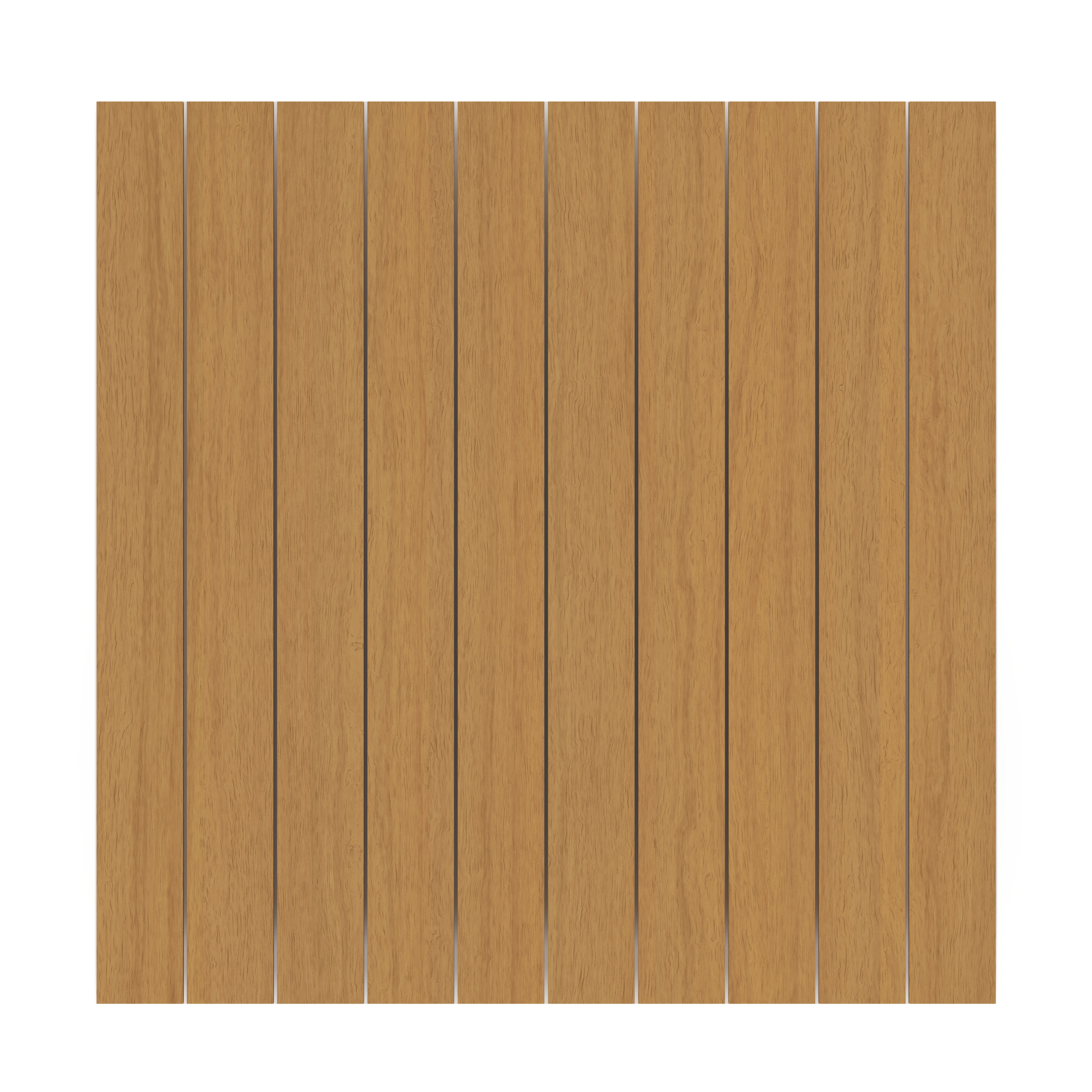 Table de jardin Toma rectangulaire en aluminium noir et polywood - Lg. 200 x Lrg. 90 x Haut. 73 cm