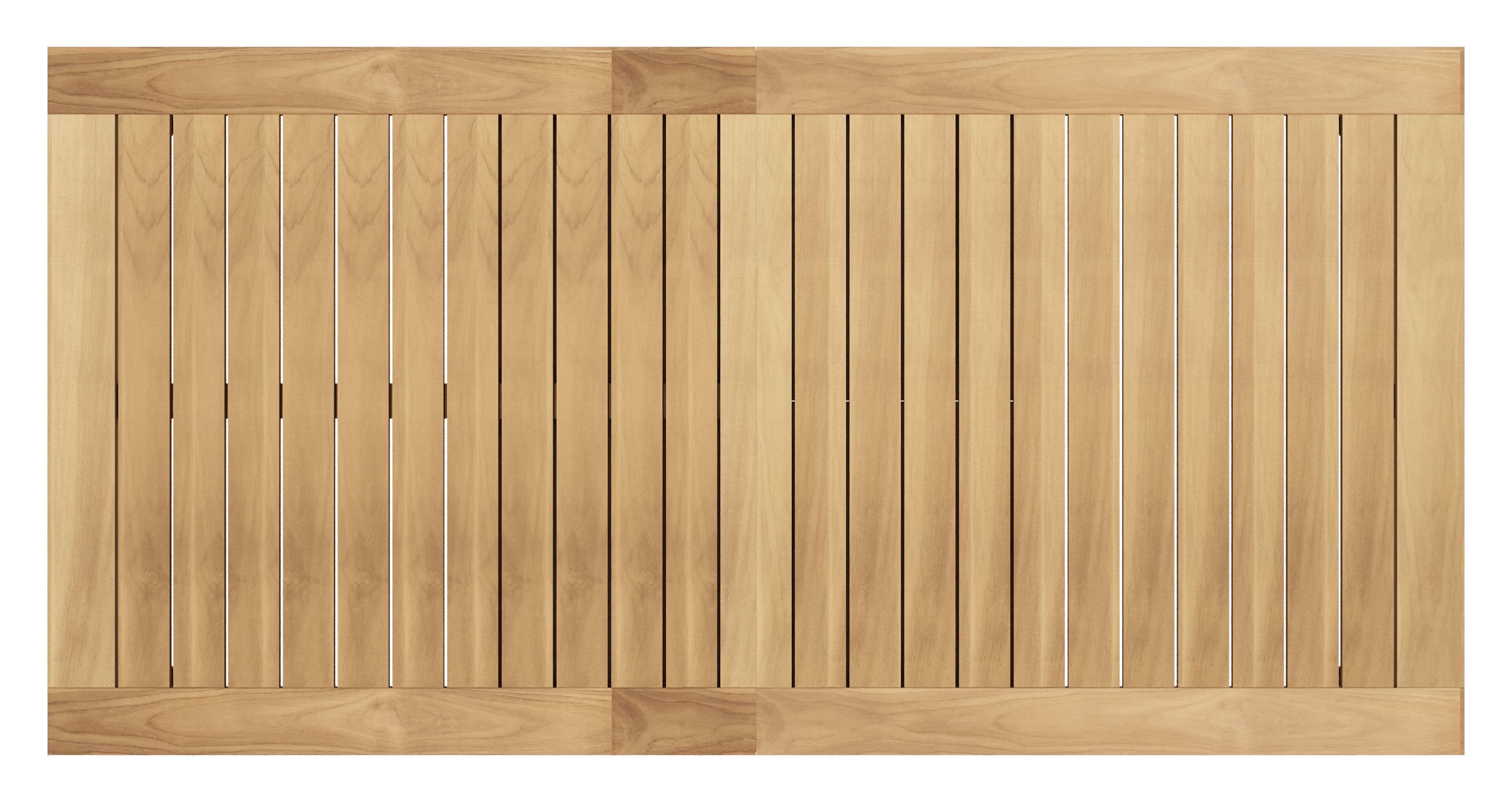Table de jardin Amalfi extensible rectangulaire en aluminium noir et teck - Lg. 200/280 x Lrg. 100 x Haut. 75 cm