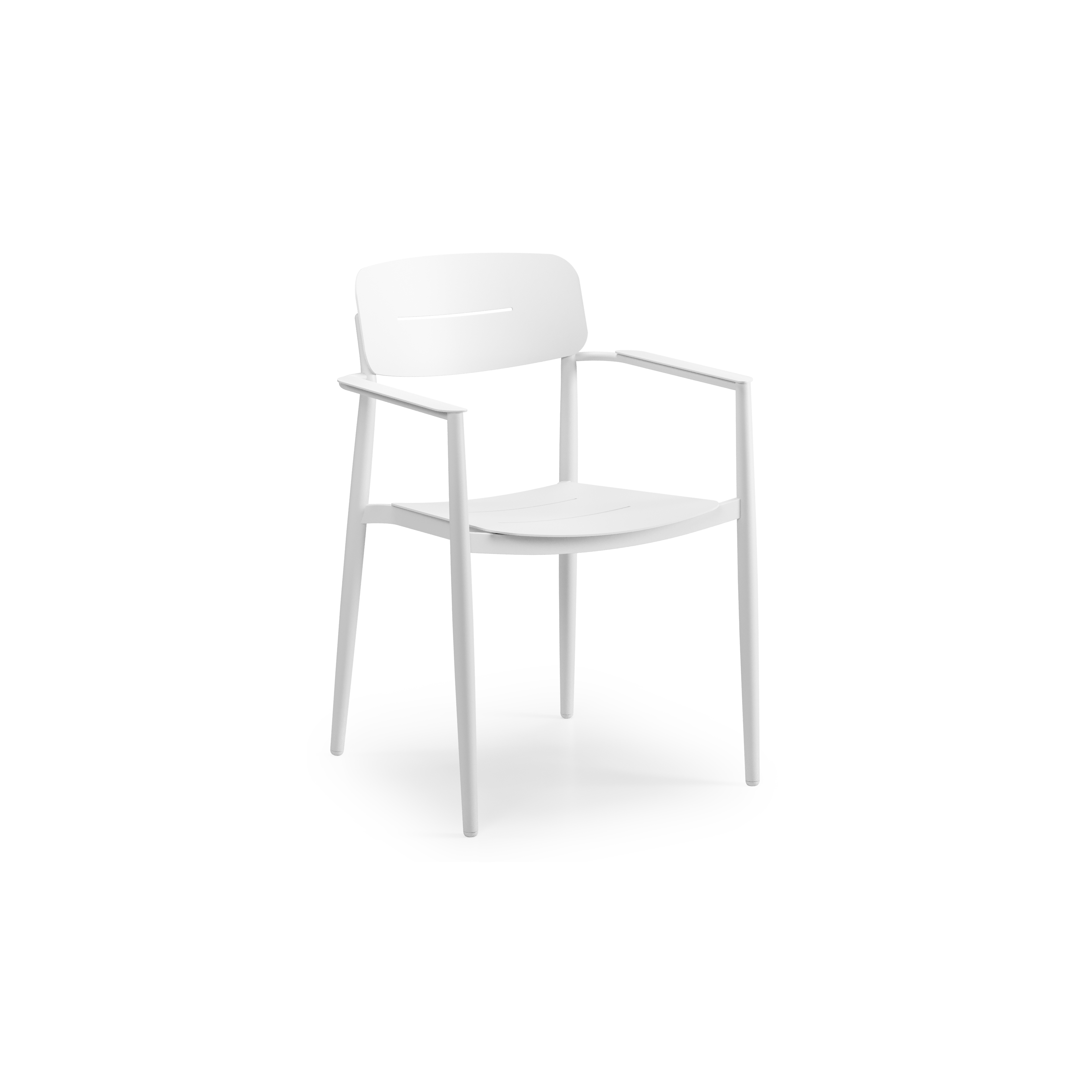 Cosa tuinstoel in wit aluminium