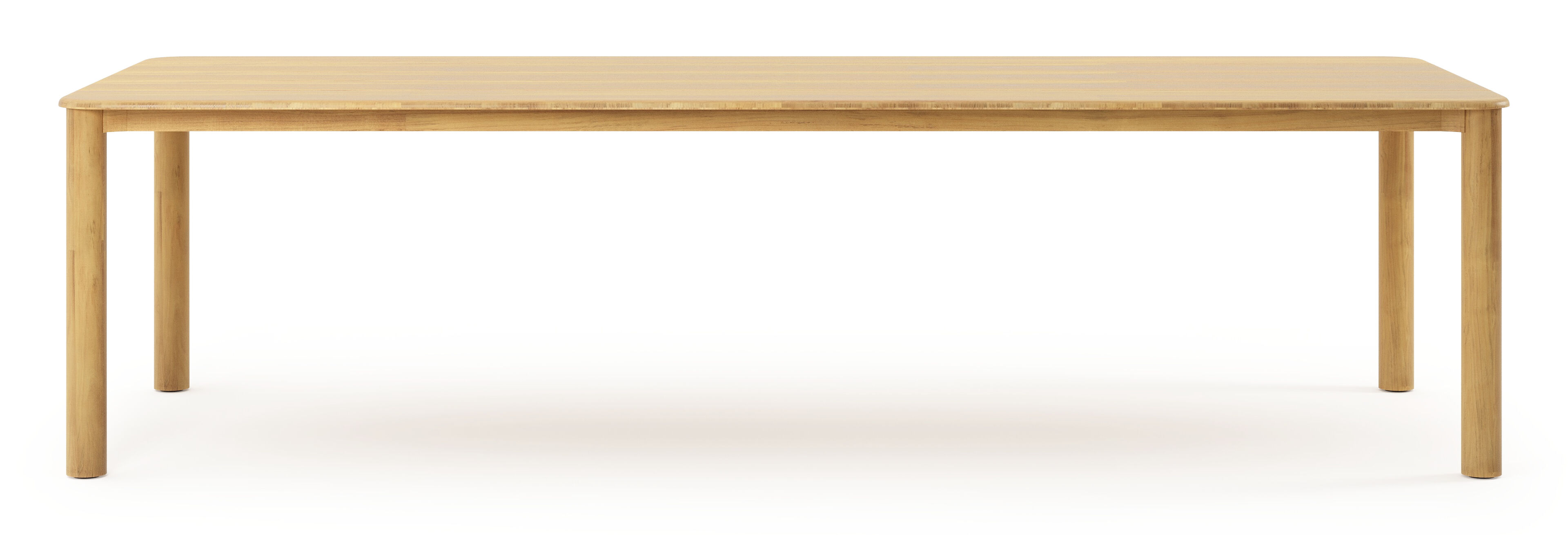 Orso tuintafel rechthoekig afgerond in teak - L 290 x B 110 x H 75 cm