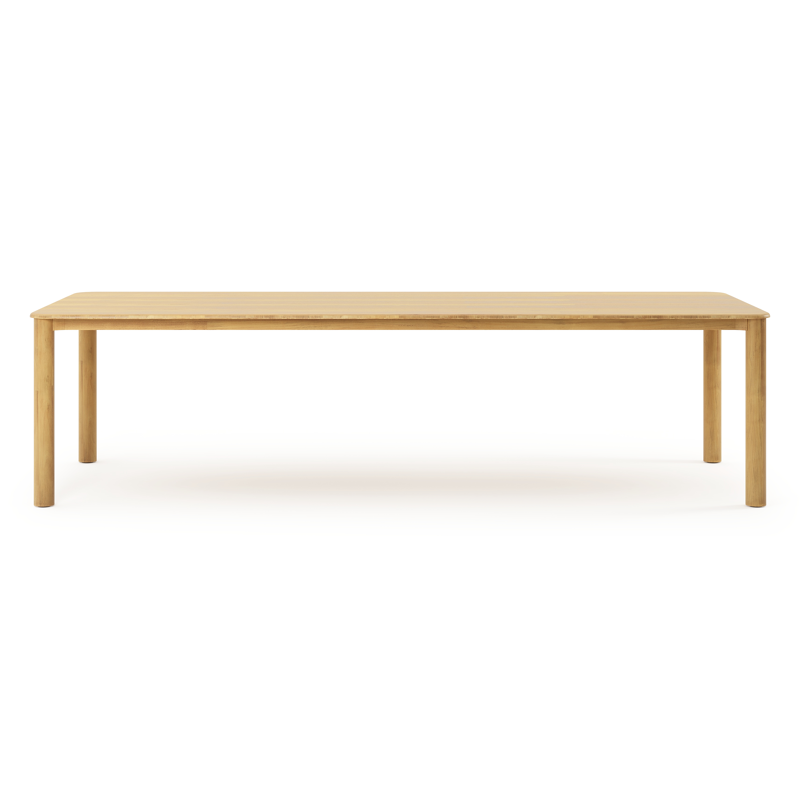 Orso tuintafel rechthoekig afgerond in teak - L 290 x B 110 x H 75 cm