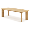 Gardo tuintafel bootvorm in teak - L 255 x B 115 x H 75 cm
