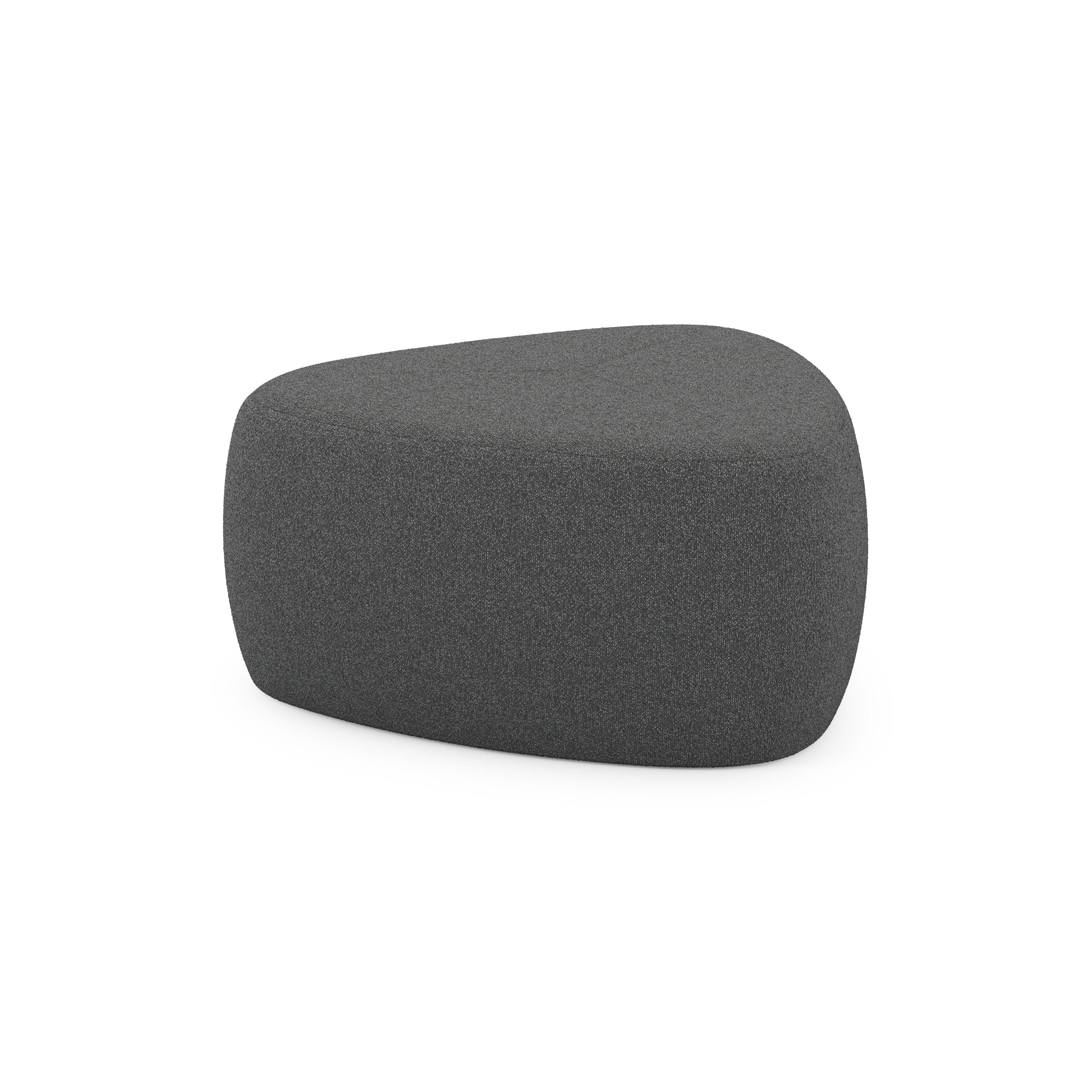 Masso poef in catania black all weather cosytica - B 60 x D 60 x H 35 cm