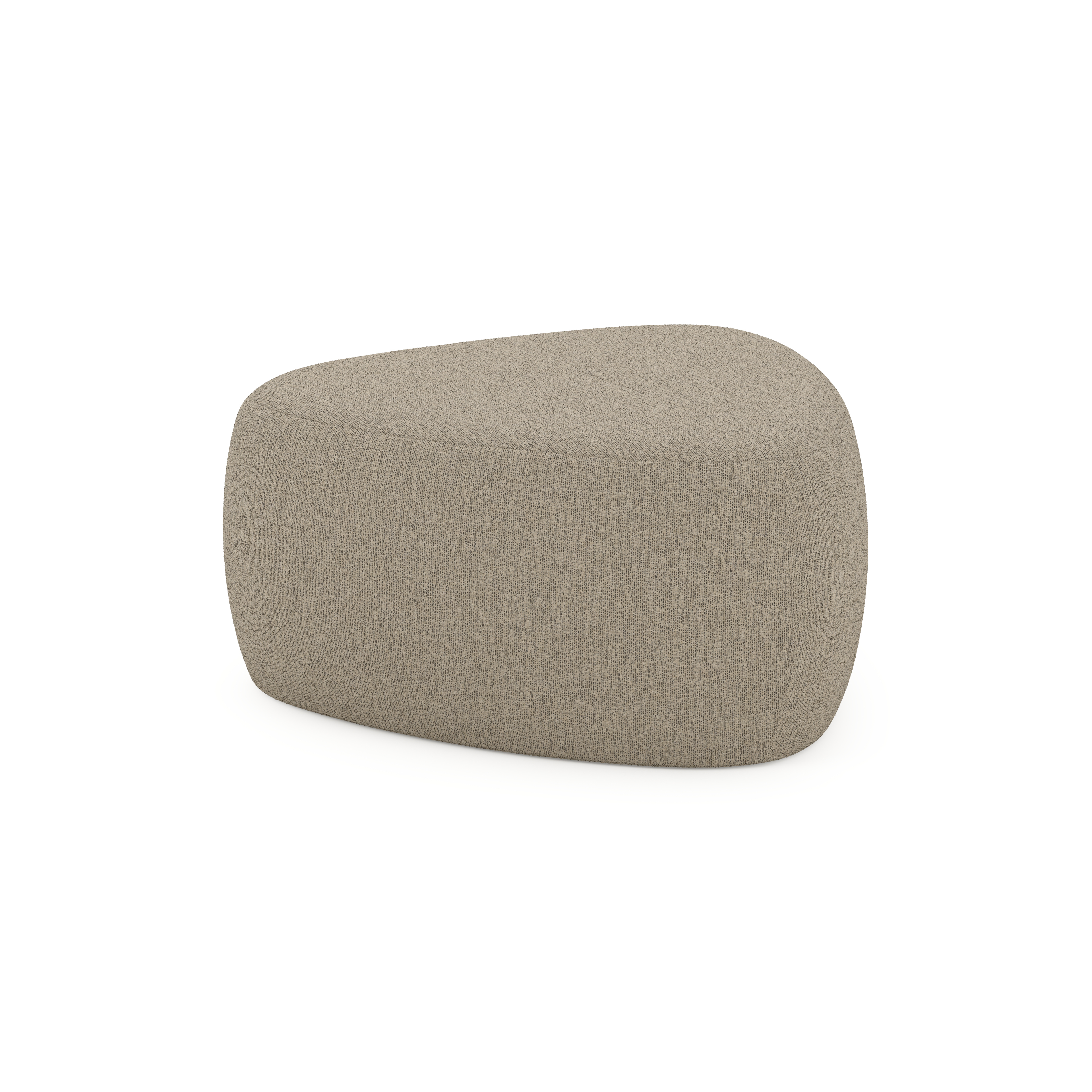 Masso poef in catania beige all weather cosytica - B 60 x D 60 x H 35 cm