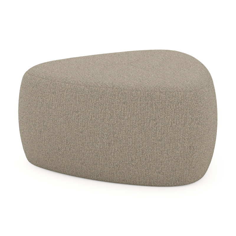 Masso poef in catania beige all weather cosytica - B 60 x D 60 x H 35 cm