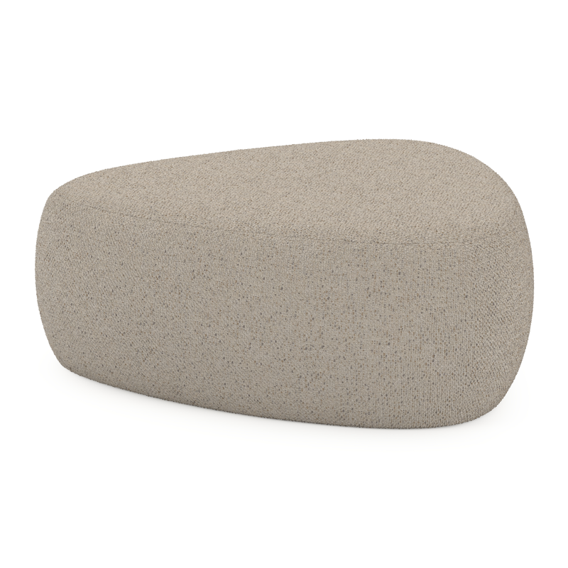 Masso poef in bora desert all weather cosytica - B 90 x D 90 x H 35 cm
