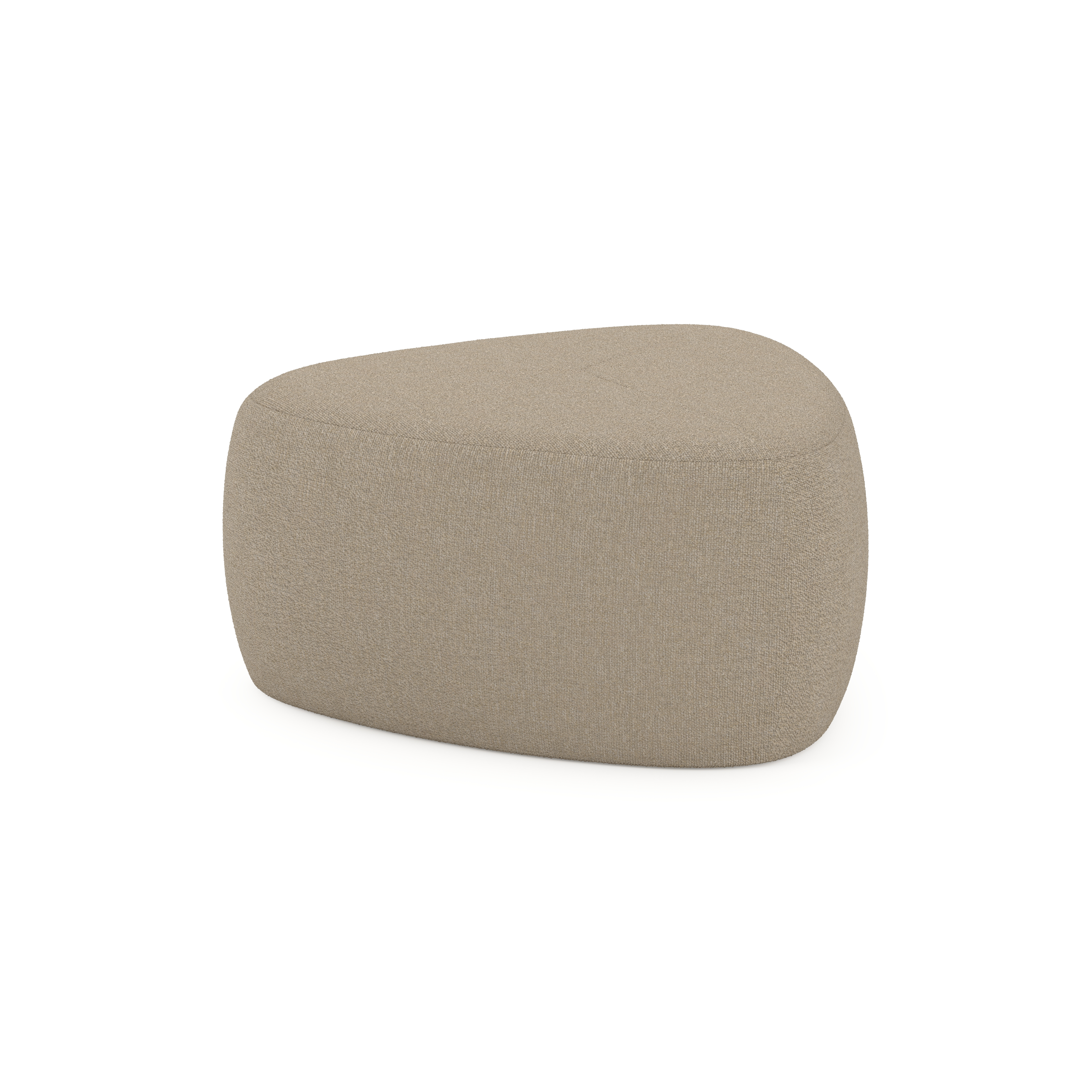 Masso poef in marbella sand all weather cosytica - B 60 x D 60 x H 35 cm
