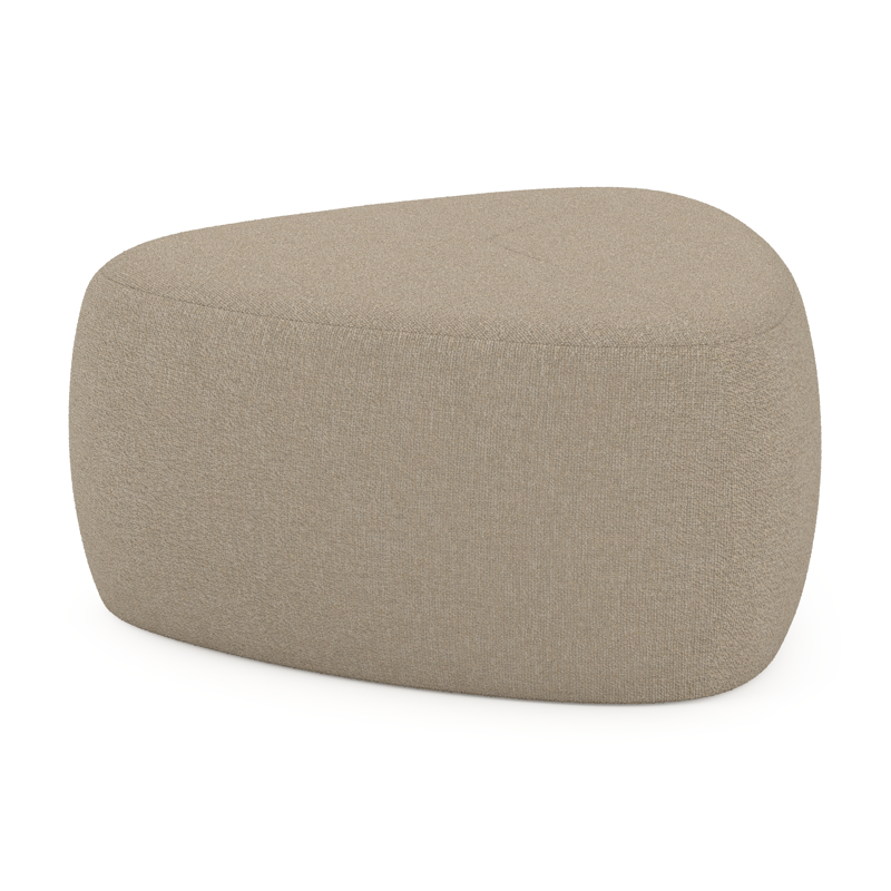 Masso poef in marbella sand all weather cosytica - B 60 x D 60 x H 35 cm