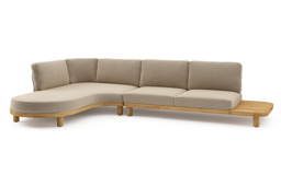 Chaise longue droite + 2 places