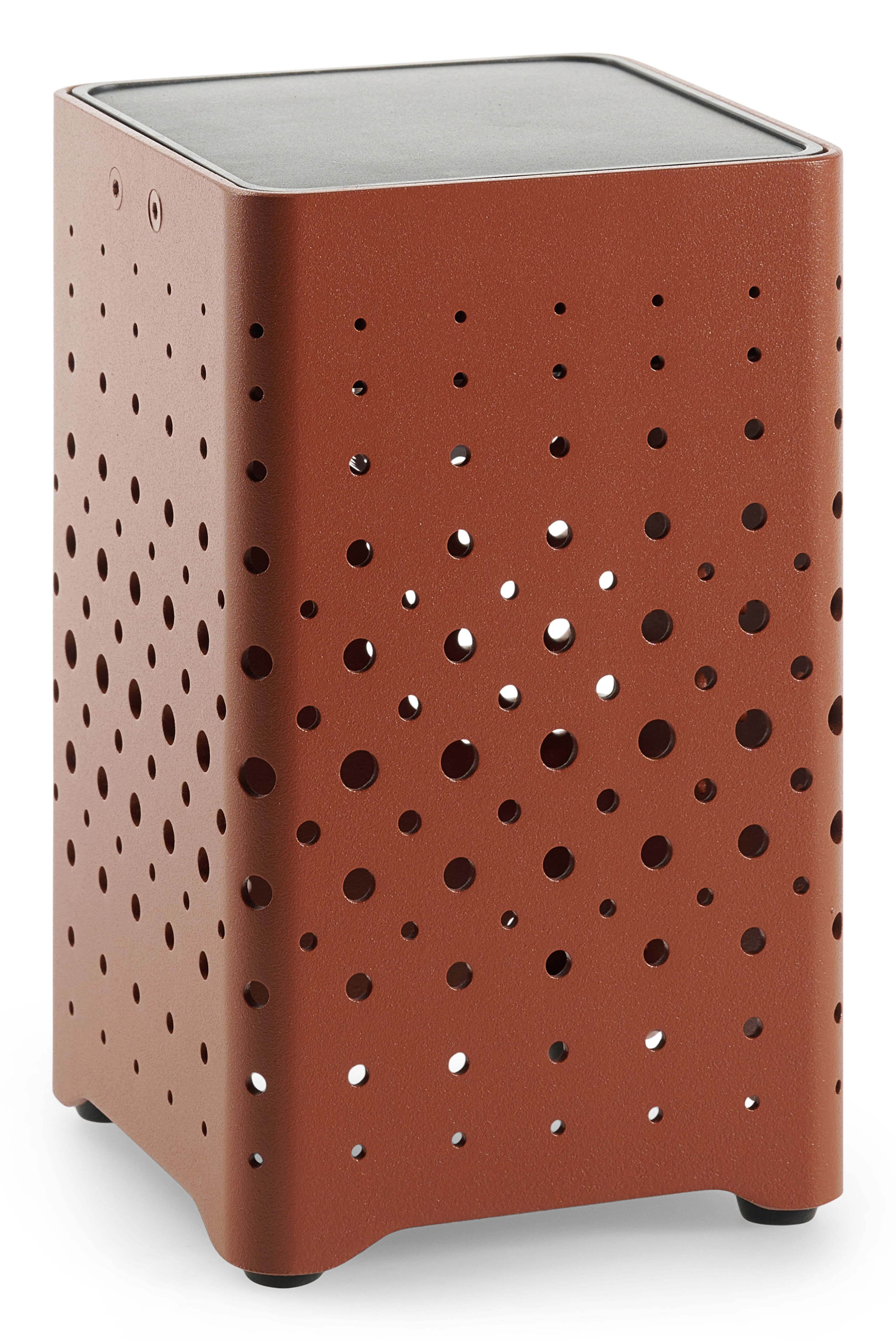 Maro lamp roestbruin 17 cm