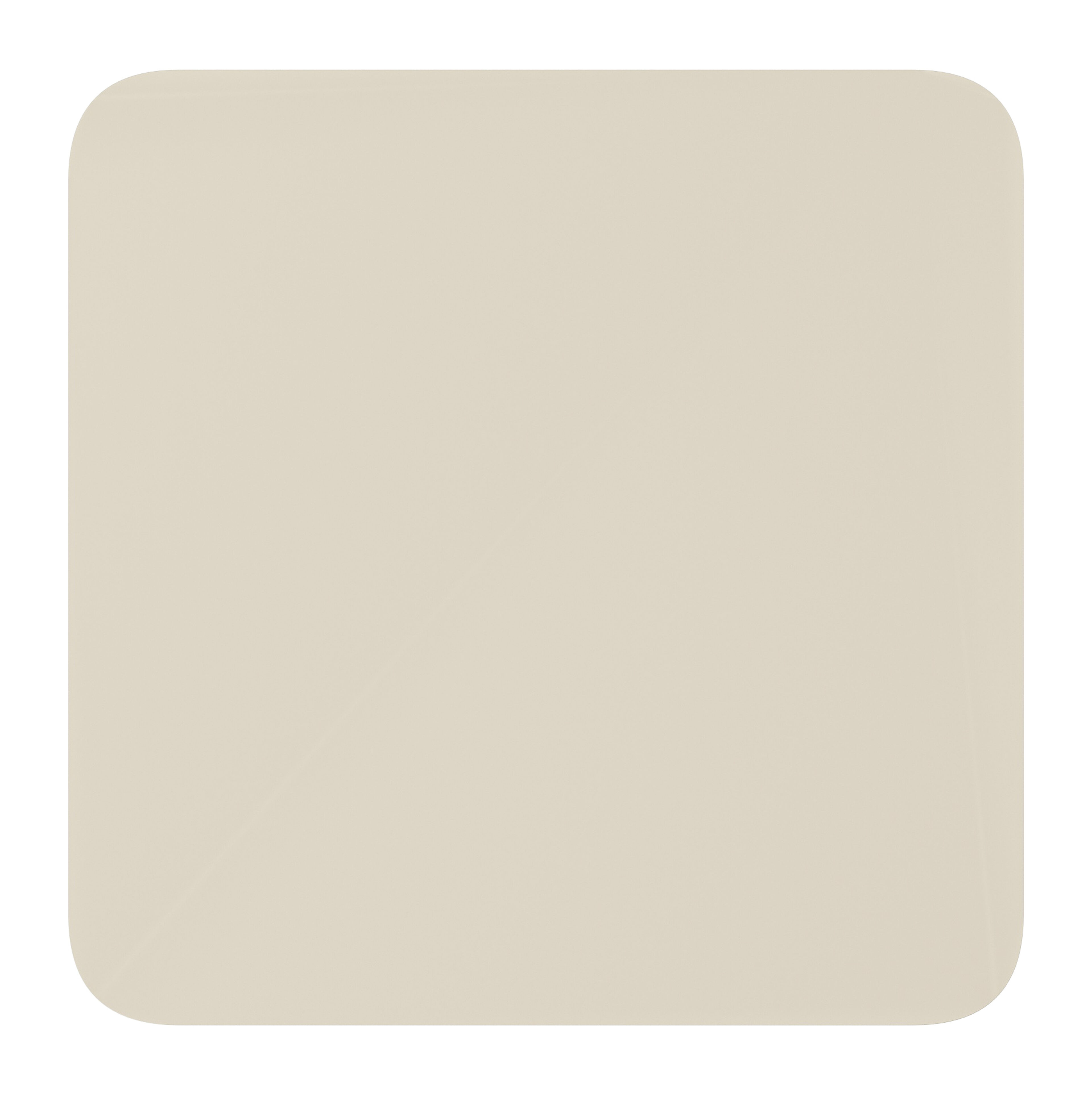 Table de jardin Fano inclinable carré arrondi en aluminium beige - Lg. 80 x Lrg. 80 x Haut. 73 cm