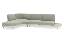 Chaise longue droite + 2 places