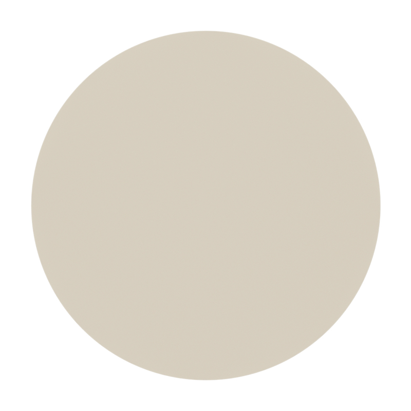 Fano bijzettafel in beige aluminium - Dia. 43 x - Dia. 43 x H 51 cm