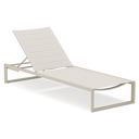Cirello verstelbaar ligbed in beige aluminium en beige comfort textilene