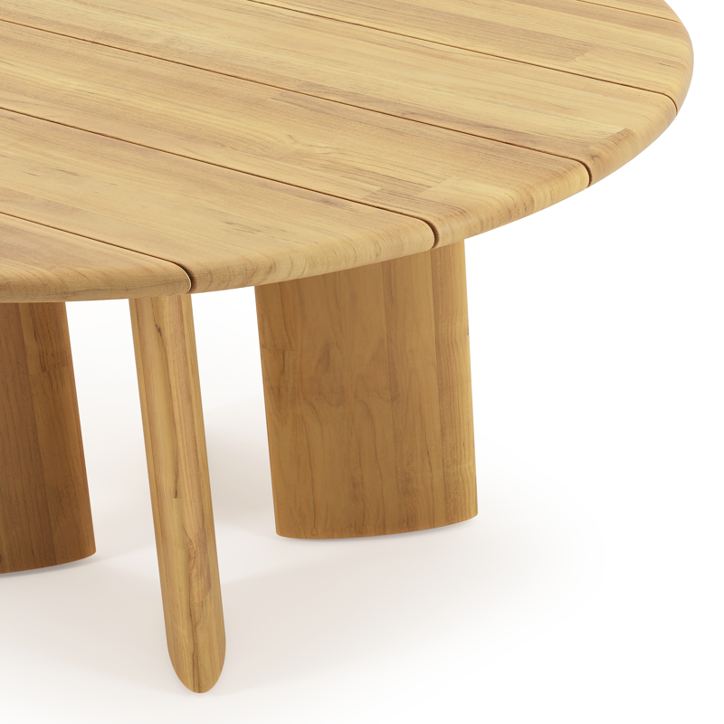 Gardo tuintafel rond in teak - Dia. 150 cm - Dia. 150 x H 75 cm