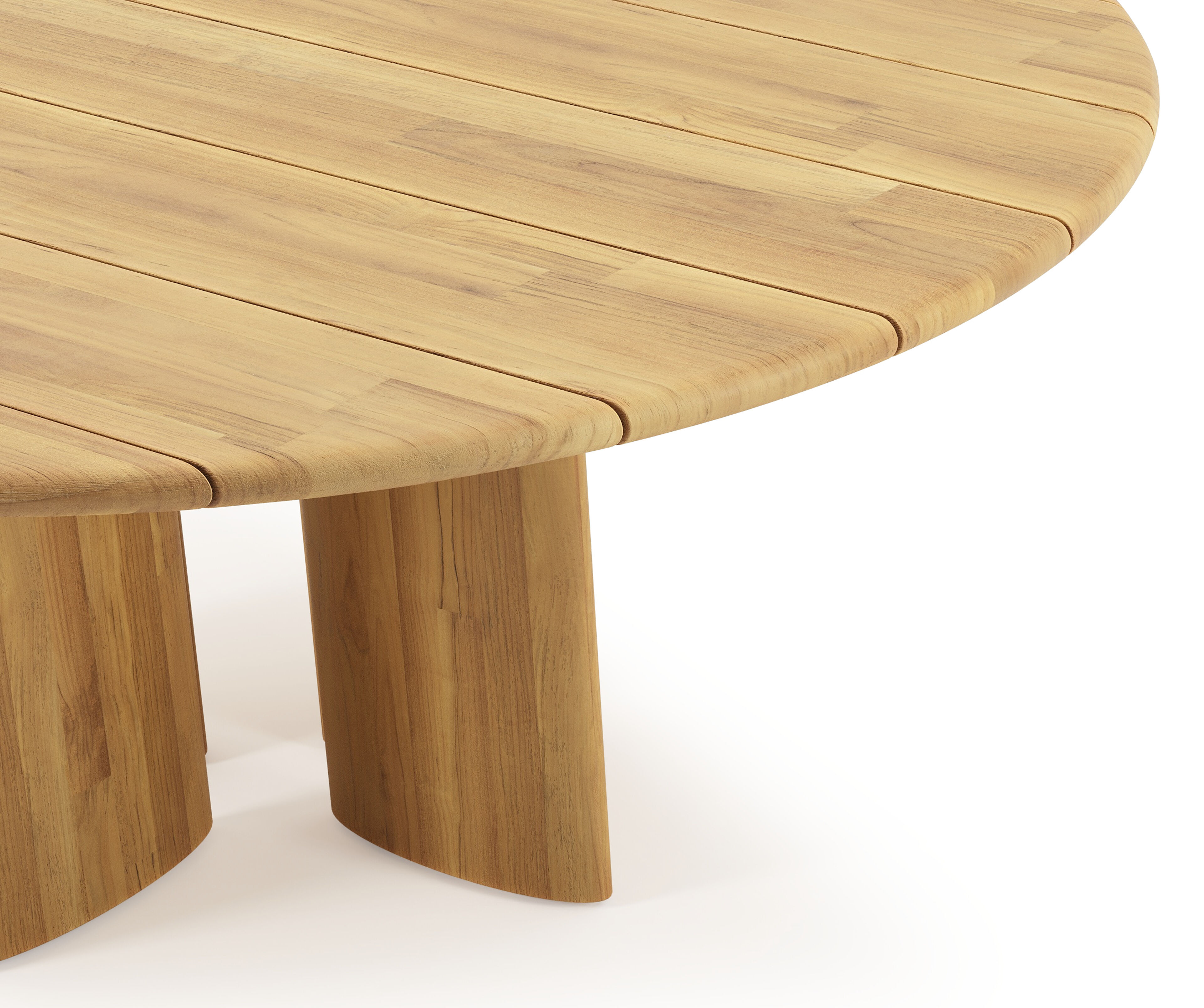 Gardo tuintafel rond in teak - Dia. 180 cm - Dia. 180 x H 75 cm