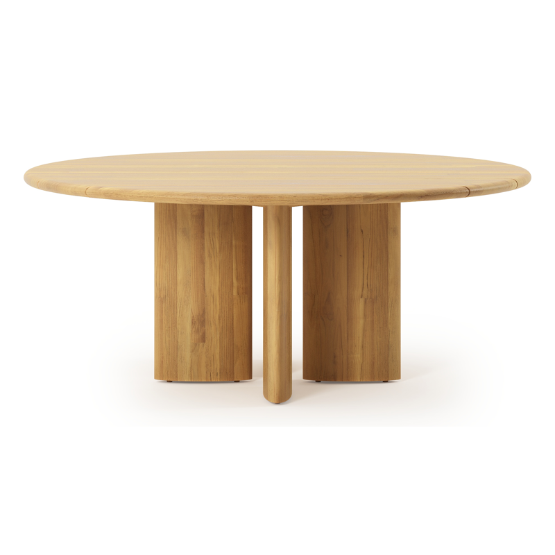 Gardo tuintafel rond in teak - Dia. 180 cm - Dia. 180 x H 75 cm