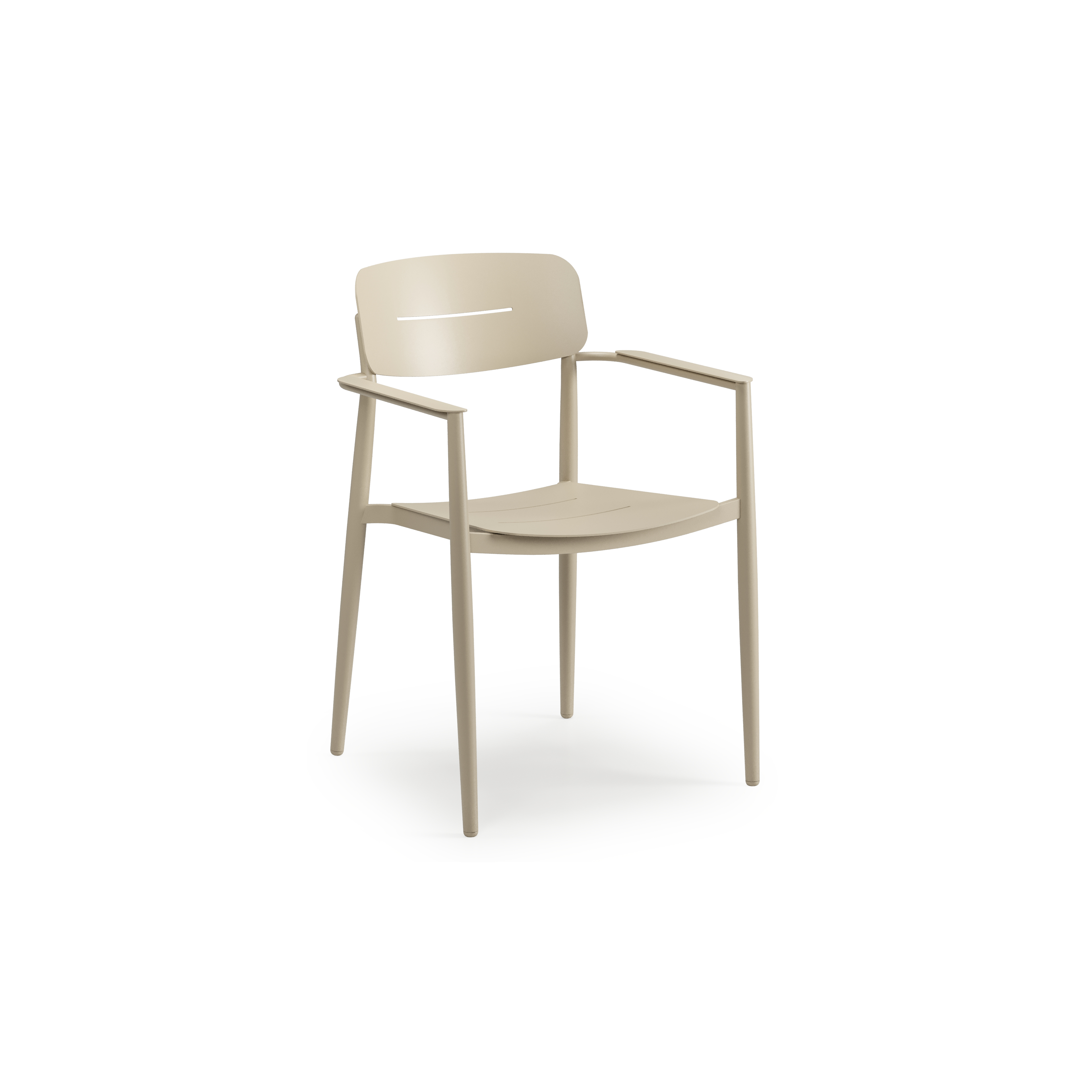 Cosa tuinstoel in beige aluminium