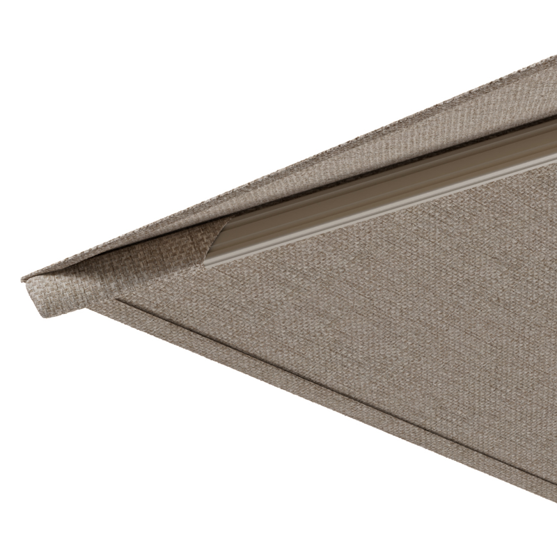 Avola zweefparasol met tiltfunctie in beige aluminium en rustic Weather+Softtouch parasoldoek - L1 200 x L2 300 cm (zonder voet)