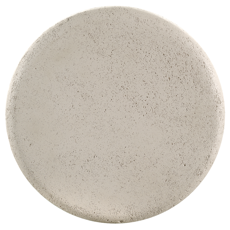 Table d'appoint Globo en béton beige beige - Diam. 40 x Haut. 40 cm