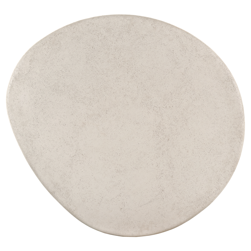 Globo loungetafel in beige beton - L120 X B112 X H 34cm - L 120 x B 112 x H 34 cm