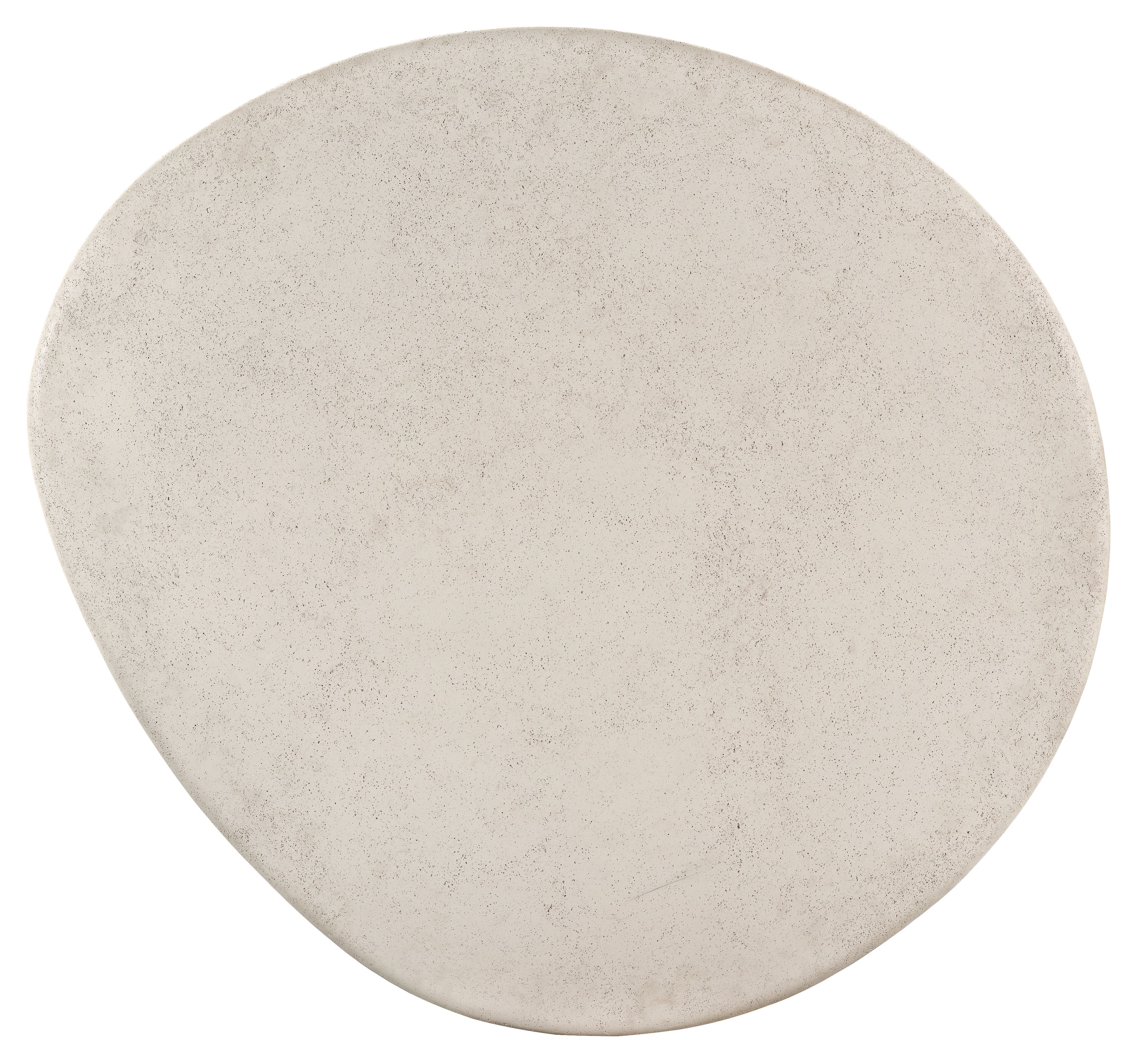 Globo loungetafel in beige beton - L120 X B112 X H 34cm - L 120 x B 112 x H 34 cm