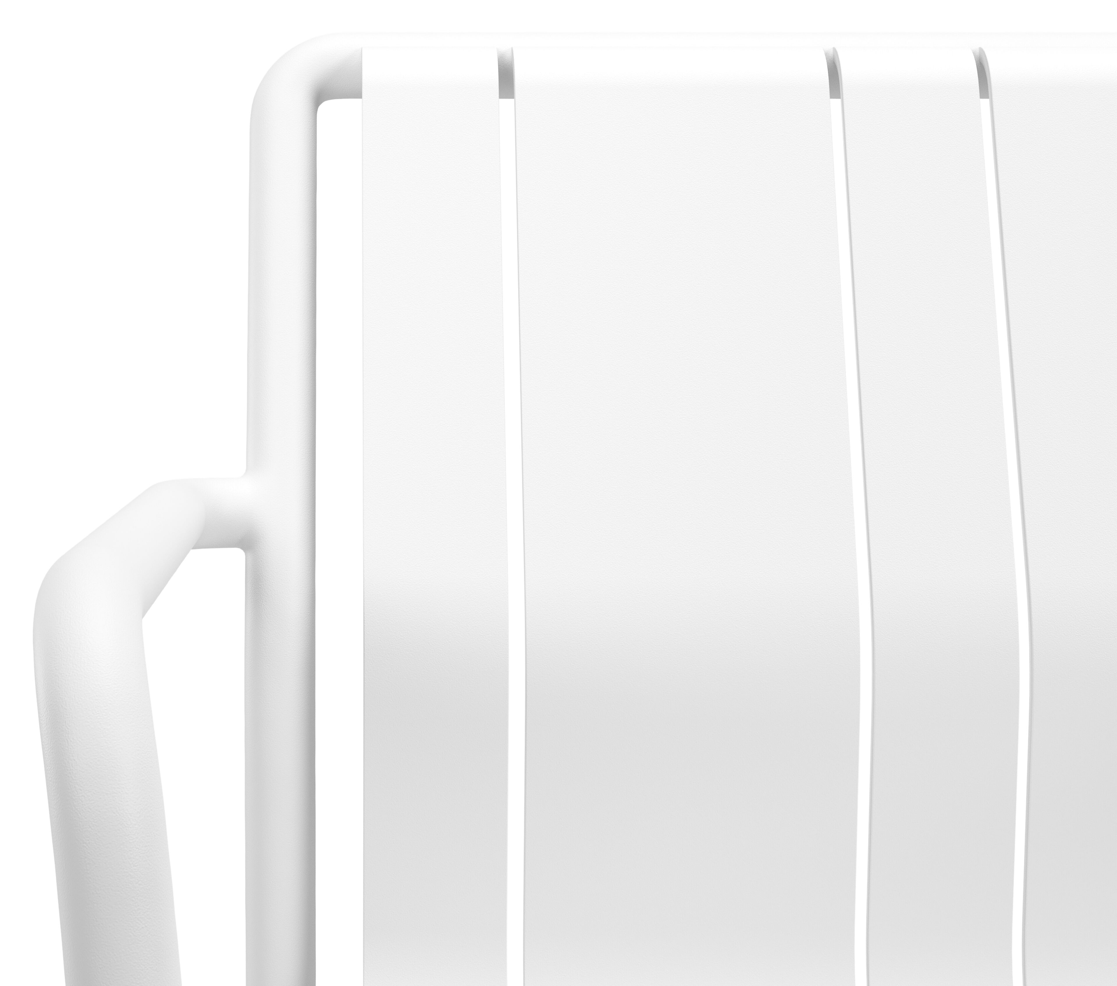 Bolito tuinstoel in wit aluminium