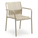 Bolito tuinstoel in beige aluminium