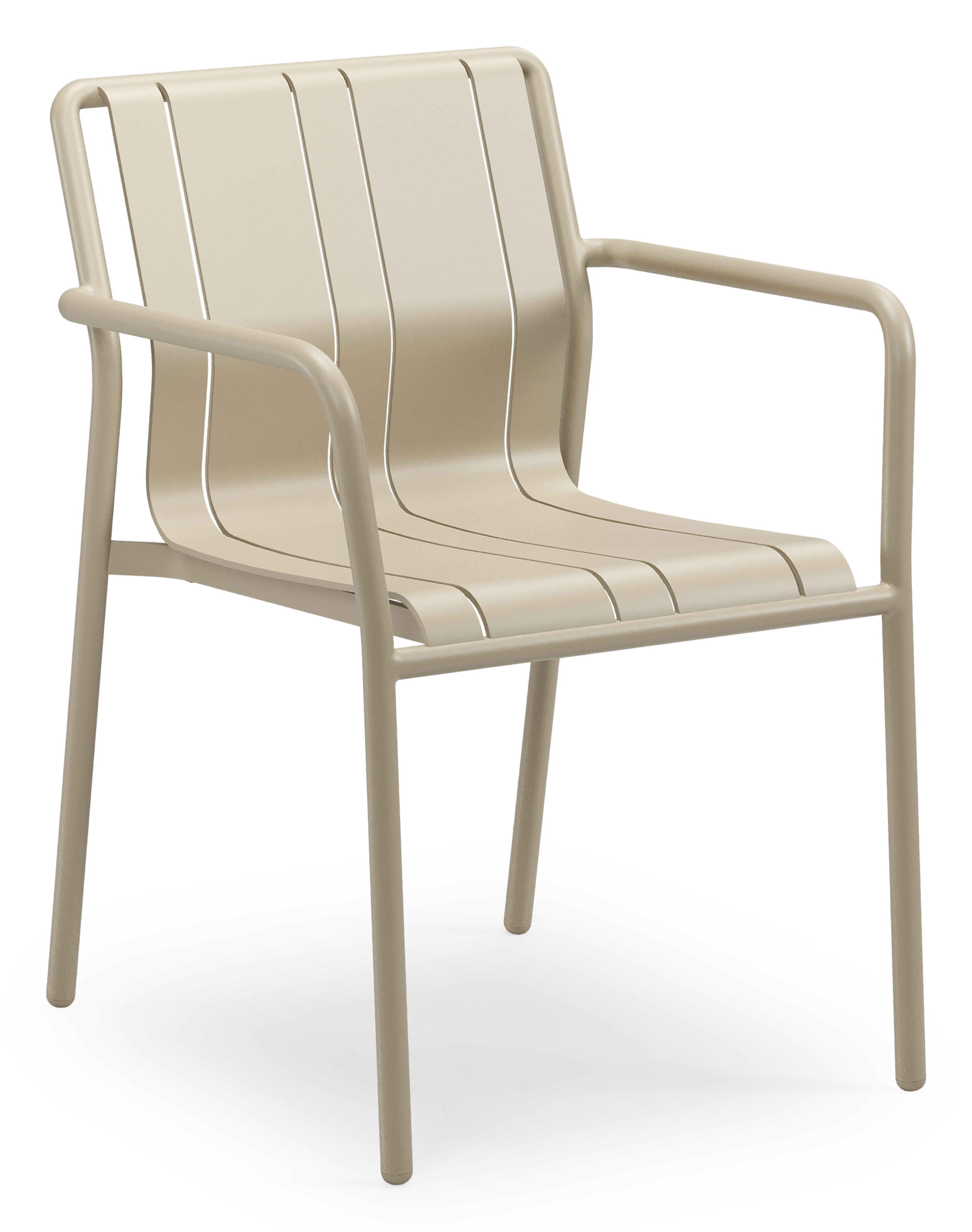 Bolito tuinstoel in beige aluminium