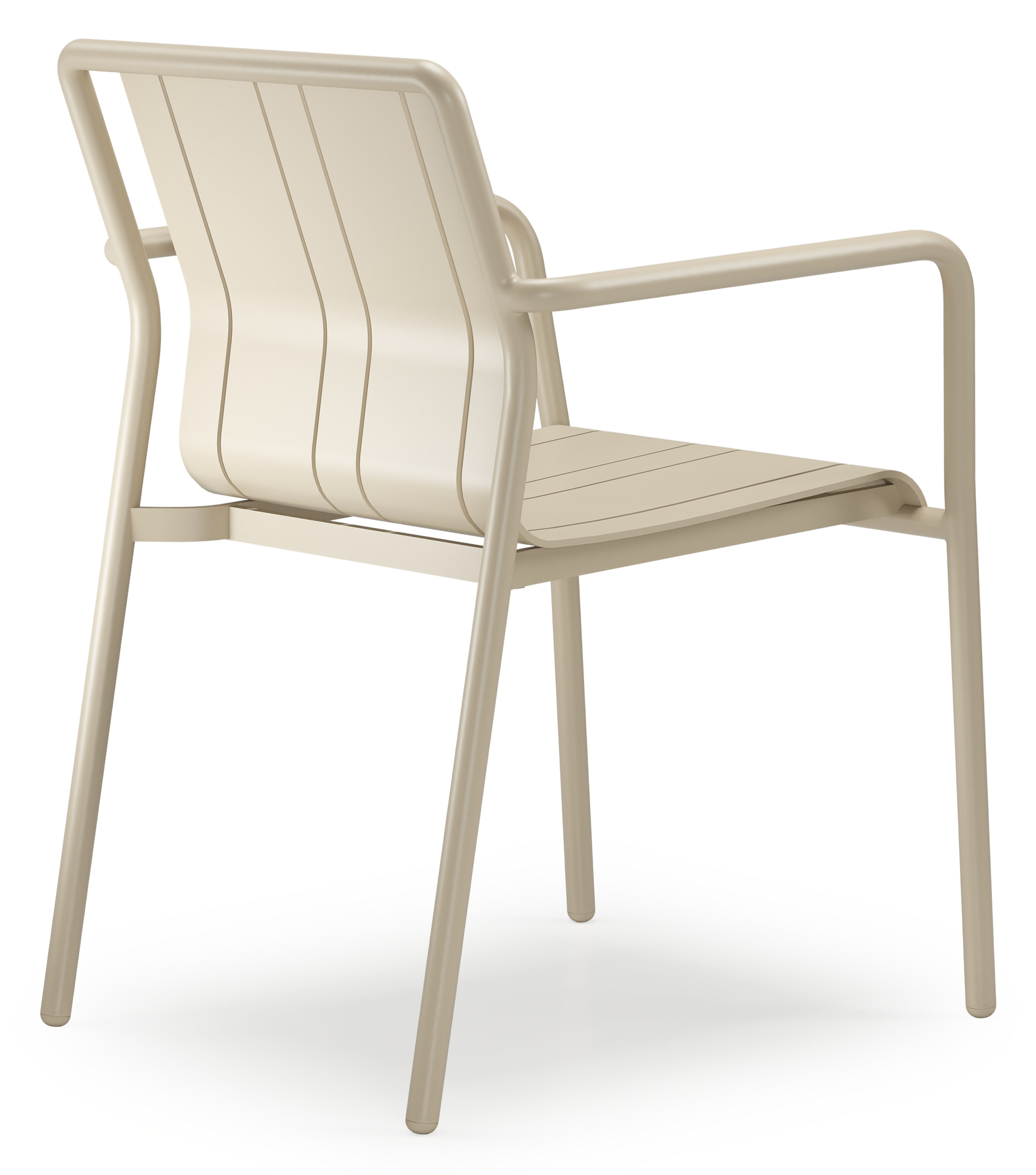 Bolito tuinstoel in beige aluminium