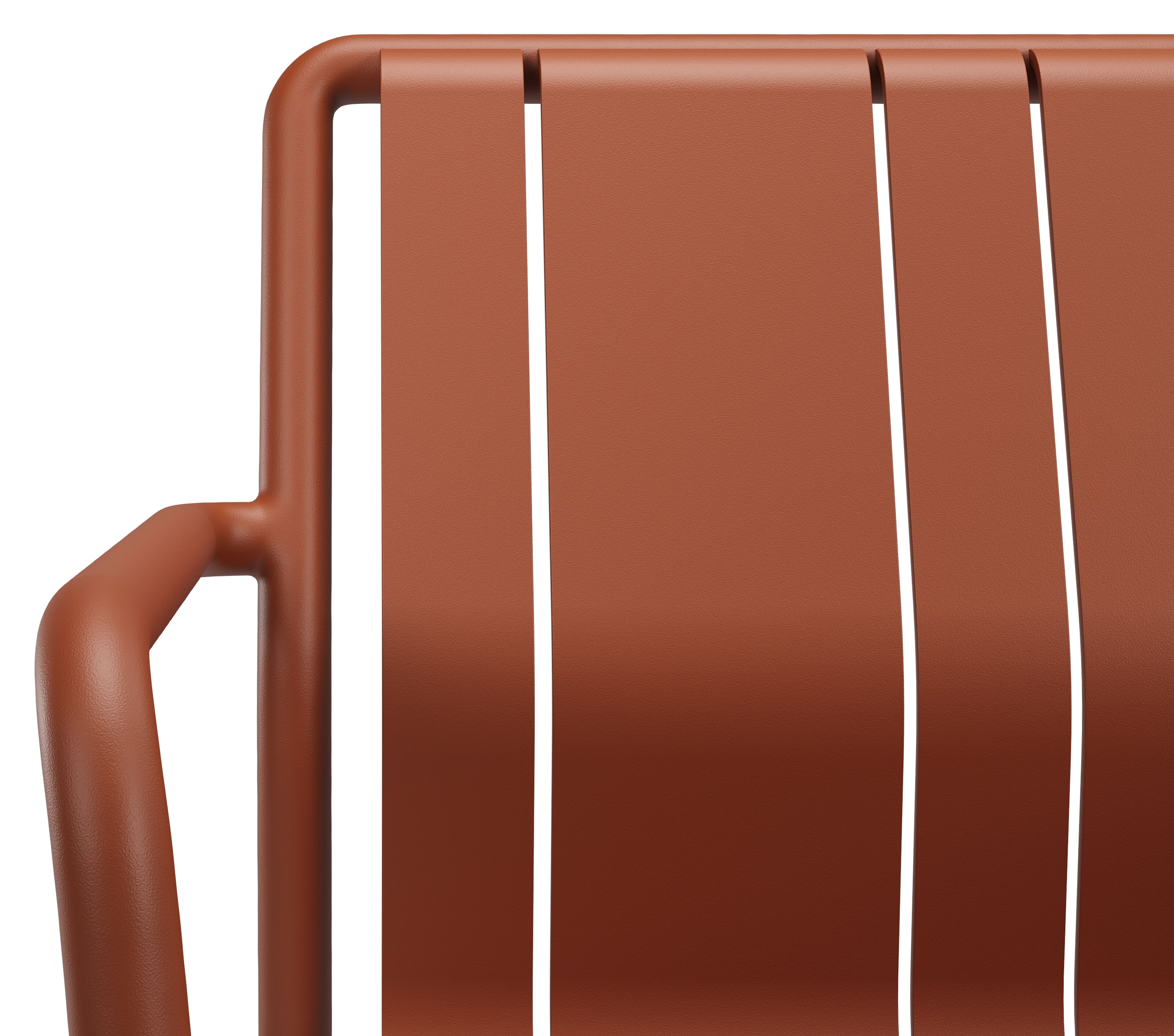 Bolito tuinstoel in roestbruin aluminium