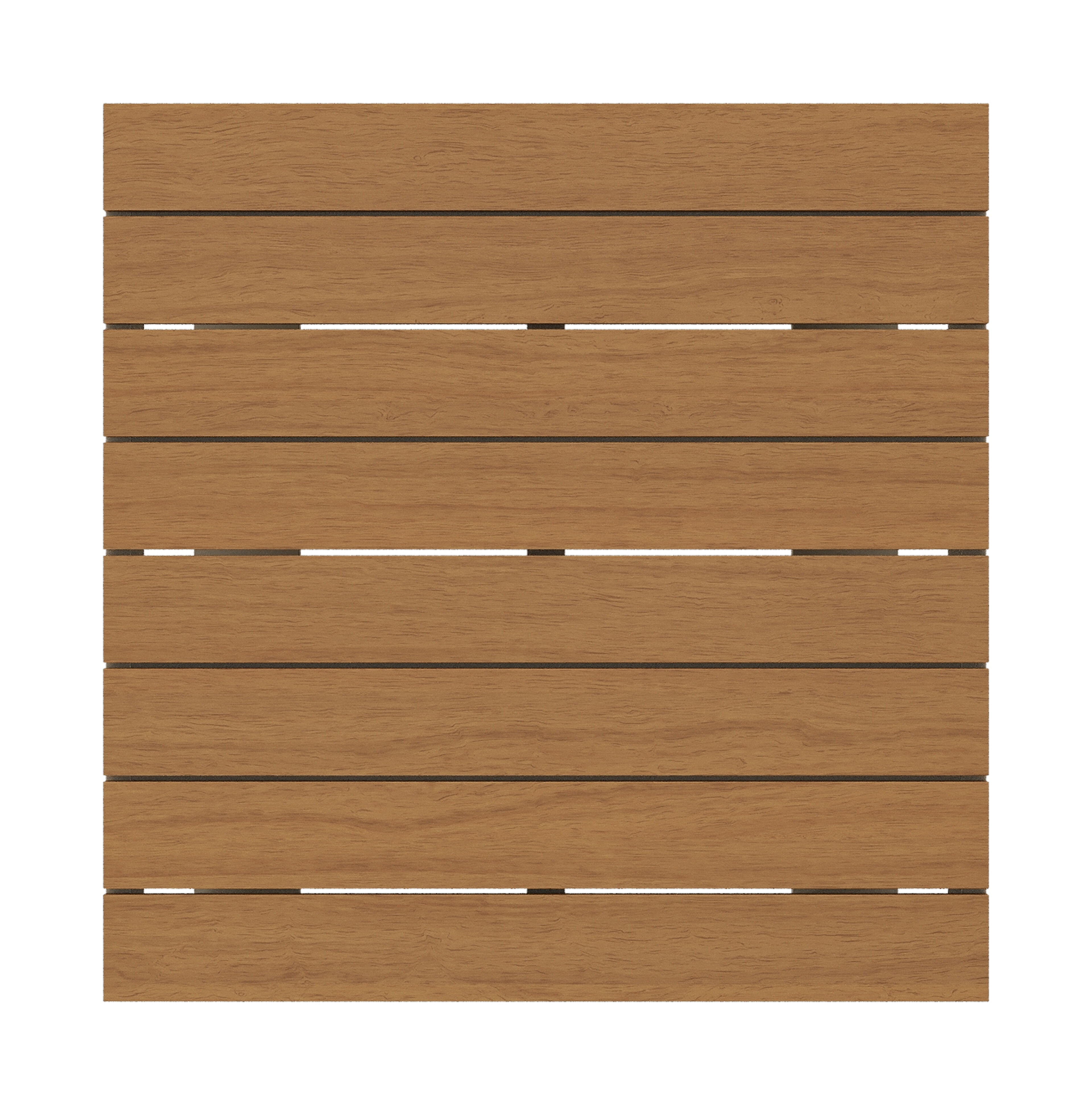 Alora loungetafel in beige aluminium en polywood - L 77 x B 77 x H 36 cm
