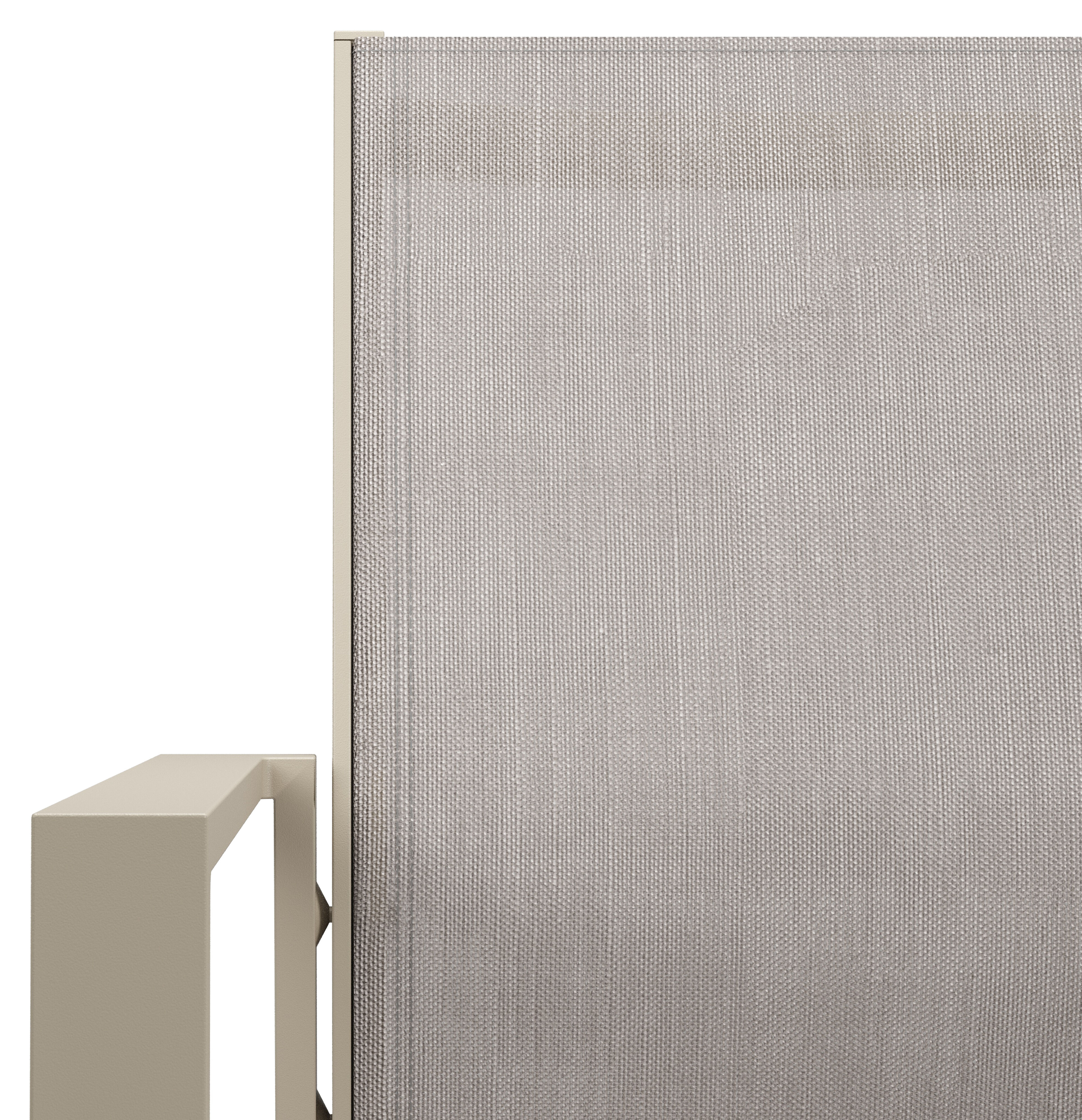 Bahia tuinstoel in beige aluminium en beige single textilene