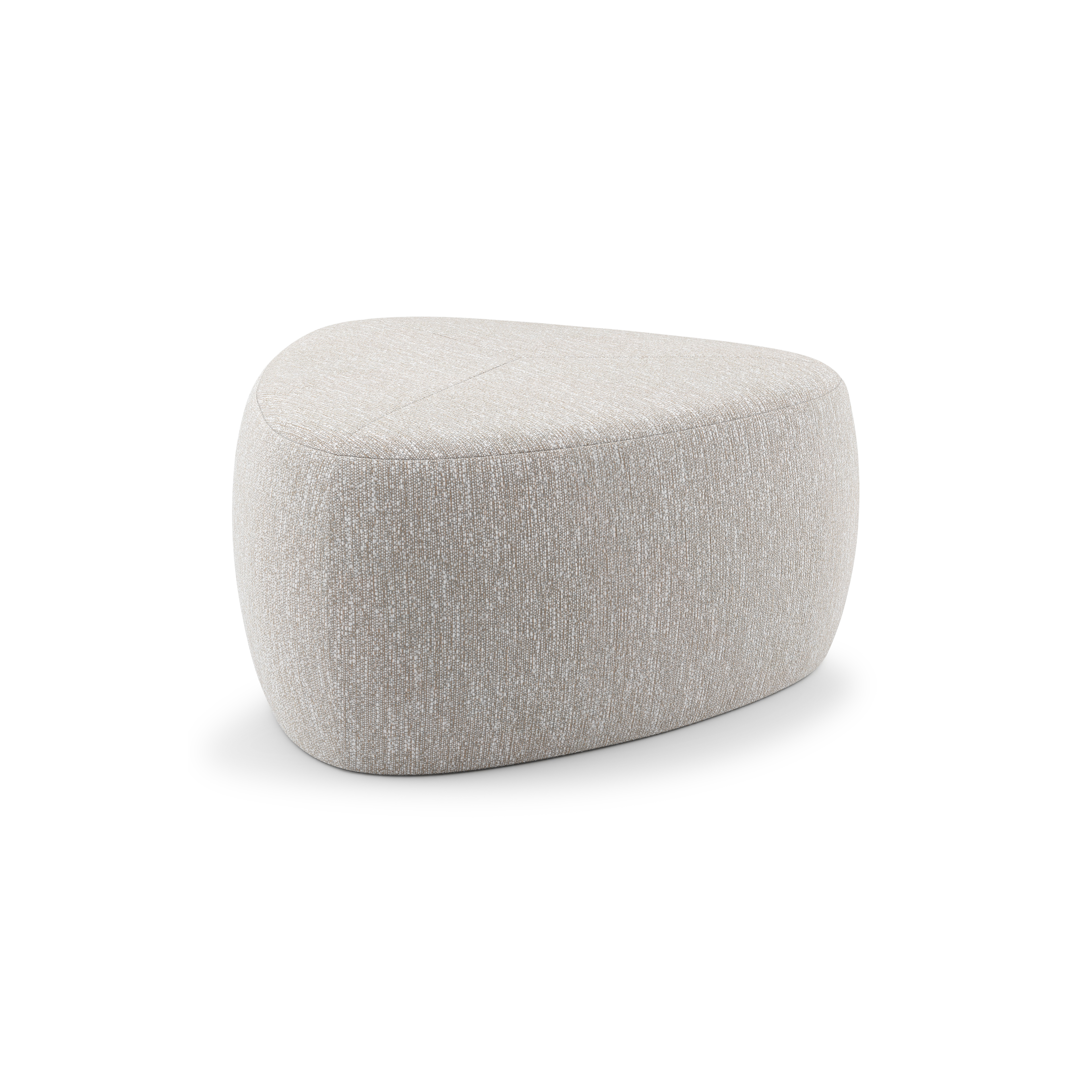 Masso poef in tundra sand all weather sunbrella® luxe - B 60 x D 60 x H 35 cm