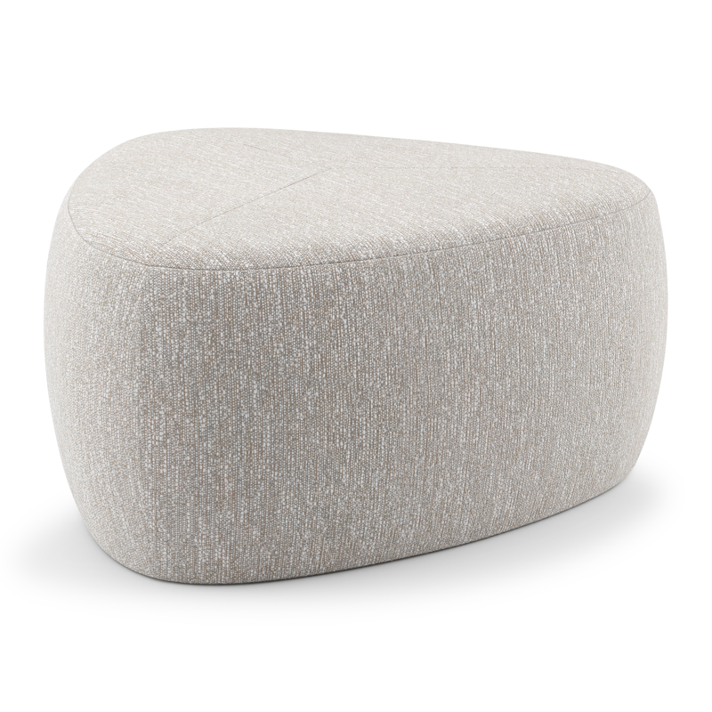 Masso poef in tundra sand all weather sunbrella® luxe - B 60 x D 60 x H 35 cm