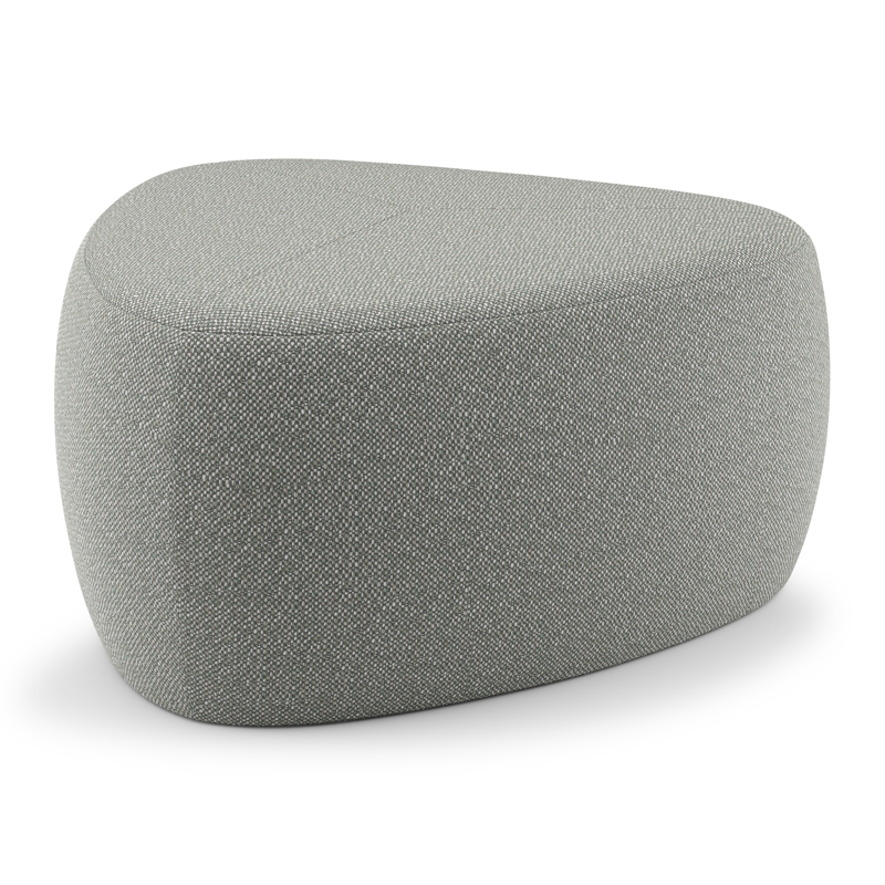 Pouf Masso en all weather sunbrella luxe savane leaf - Lrg. 60 x Prof. 60 x Haut. 35 cm