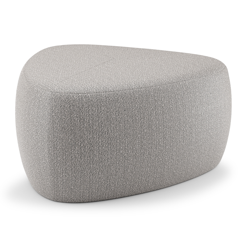 Masso poef in wander granite all weather sunbrella® luxe - B 60 x D 60 x H 35 cm
