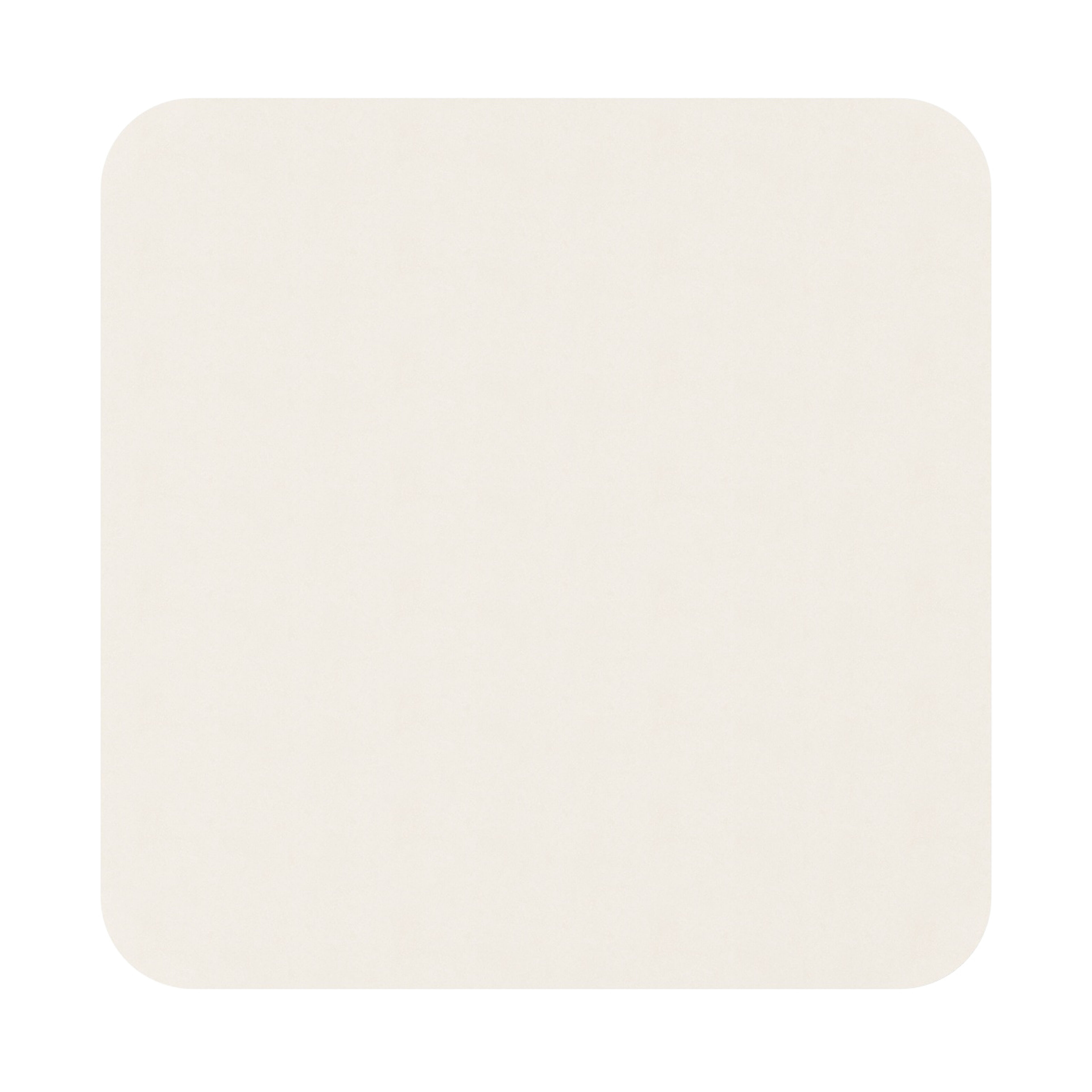 Orso tuintafel afgerond vierkant in zwart aluminium en volkeramiek beige - L 90 x B 90 x H 75 cm