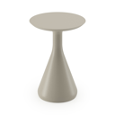 Bomero bijzettafel in beige aluminium - Dia. 34 x H 46 cm