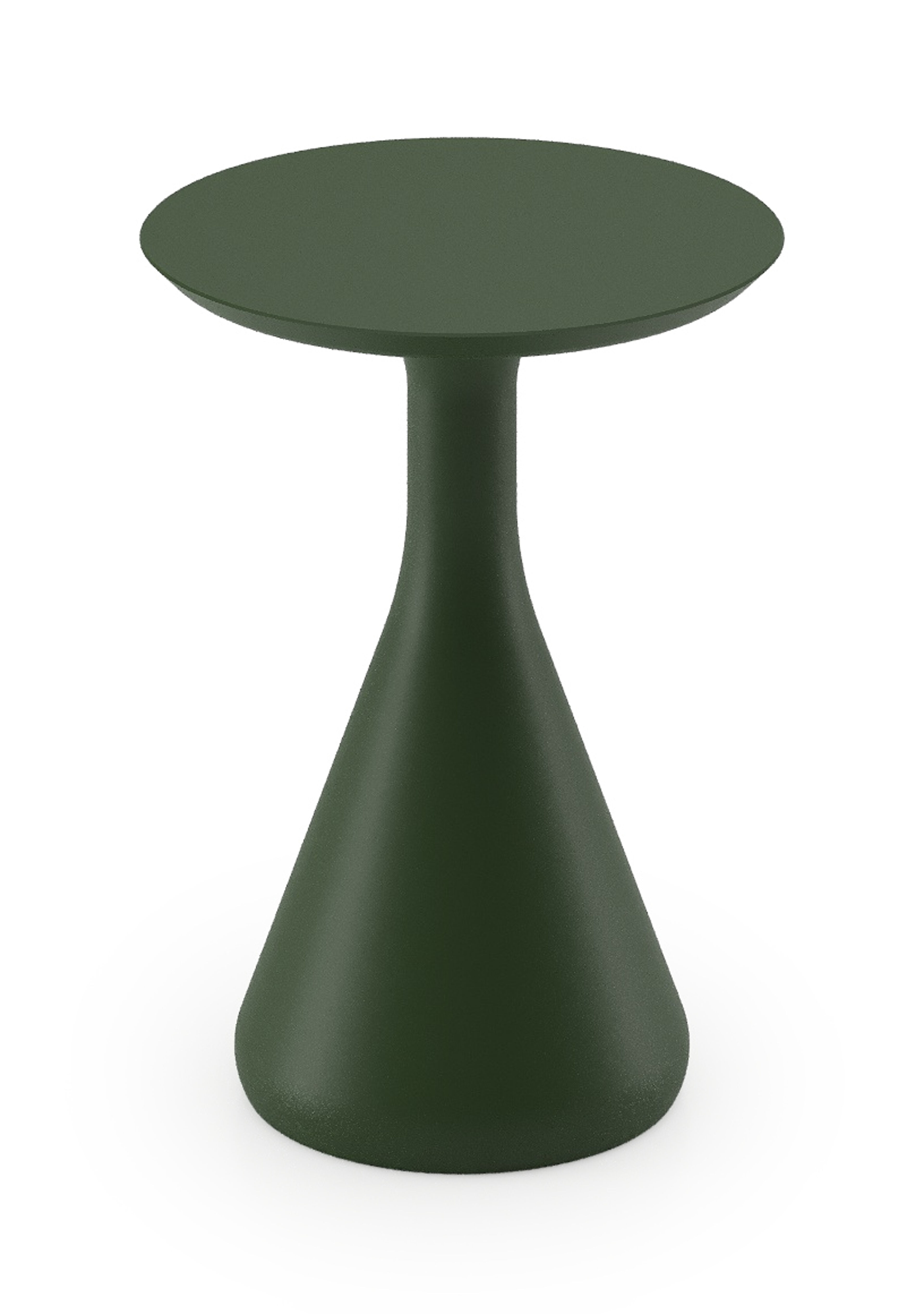 Bomero bijzettafel in groen aluminium - Dia. 34 x H 46 cm