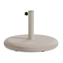 Pied de parasol Plana en béton beige de 40 kg