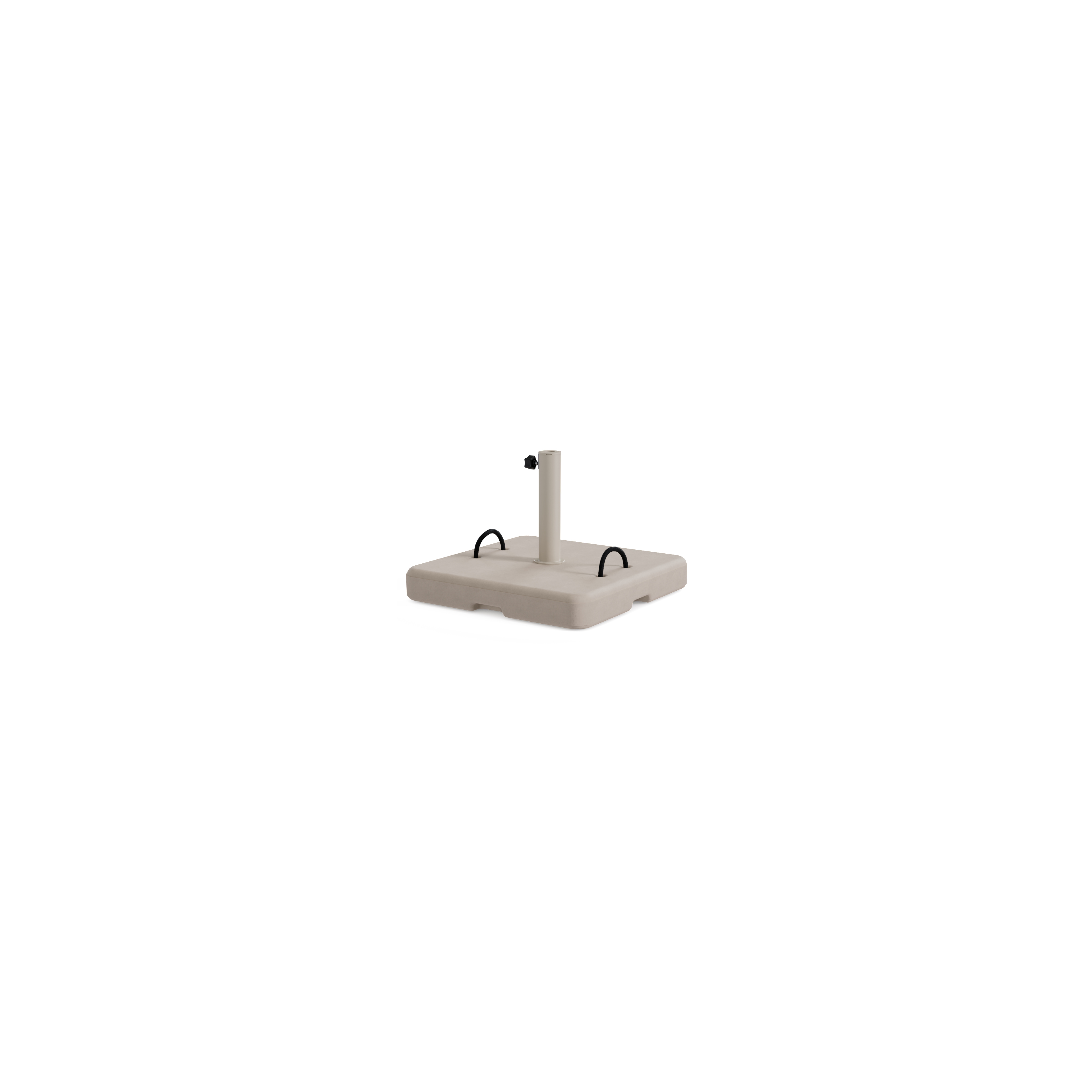 Intenso parasolvoet in beige beton 60 kg