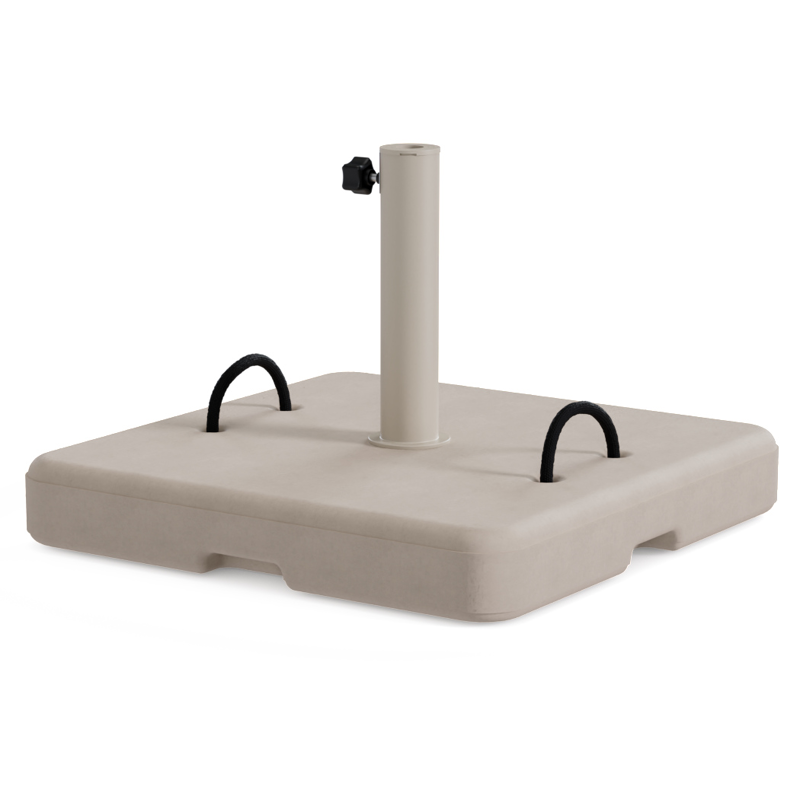 Intenso parasolvoet in beige beton 60 kg