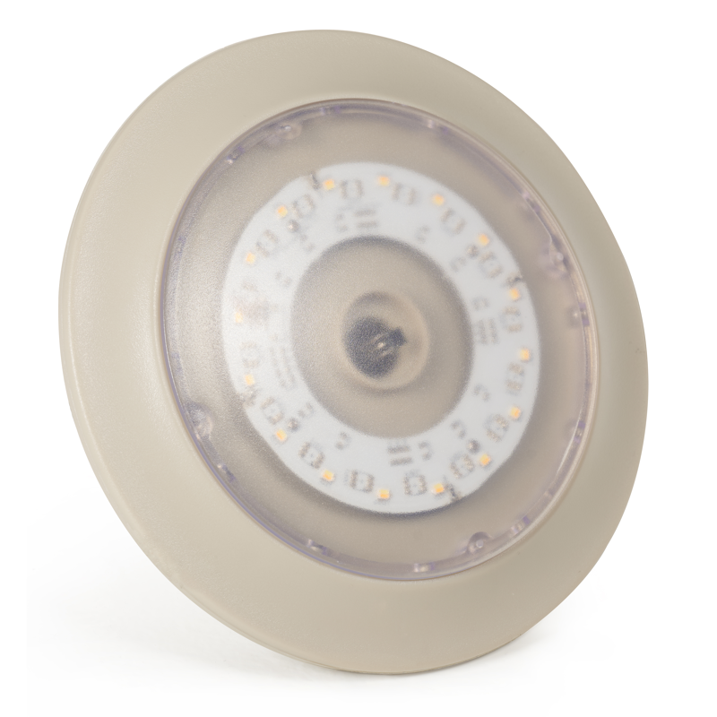 Lampe LED beige pour parasol pendant