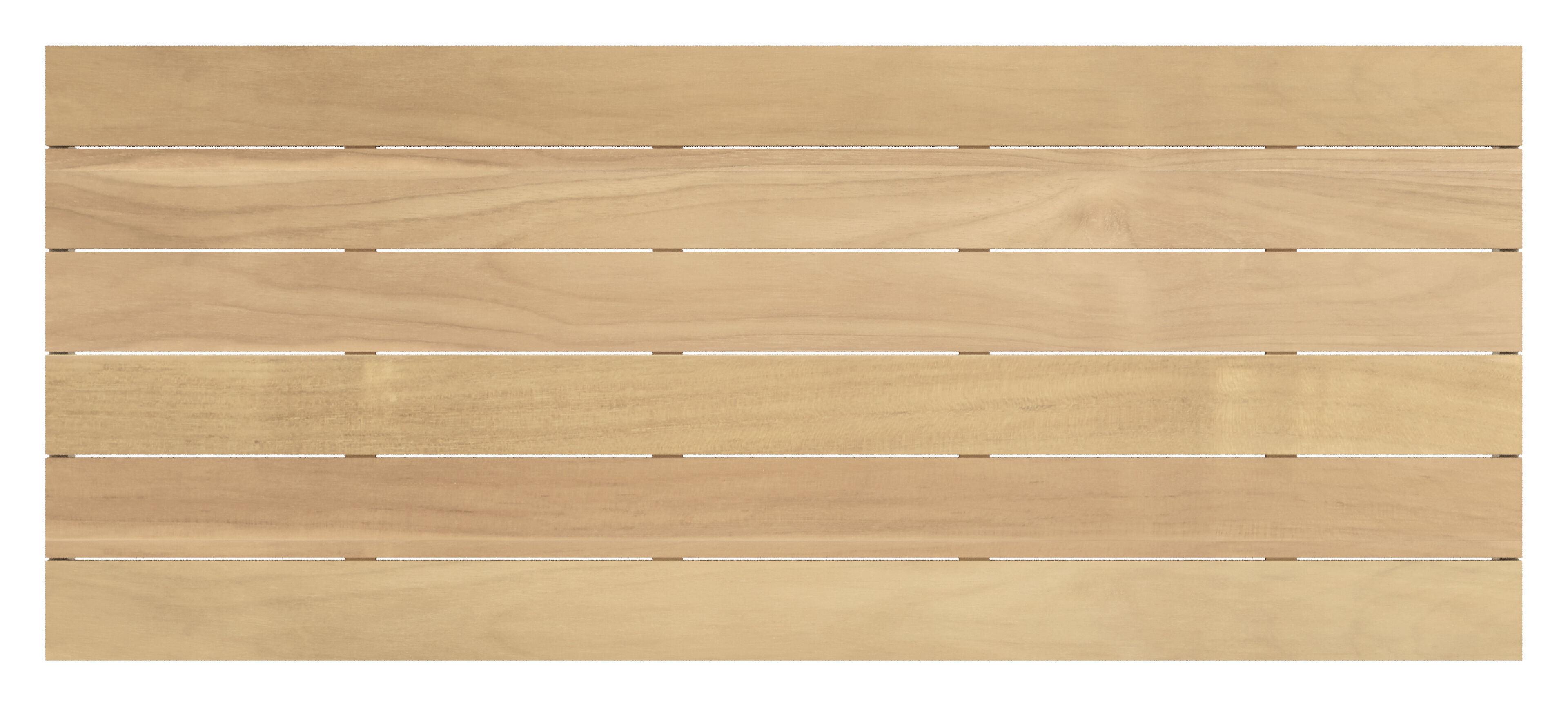 Como tuintafel rechthoekig in beige aluminium en teak - L 240 x B 100 x H 75 cm