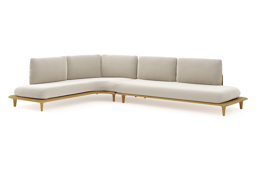 Chaise longue droite + 3 places