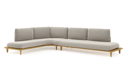 Chaise longue droite + 3 places